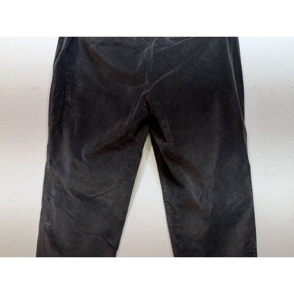 J. Jill Women's Corduroy Career Office Pull On Pants Stretch Size 8 Petite Black - Picture 11 of 12